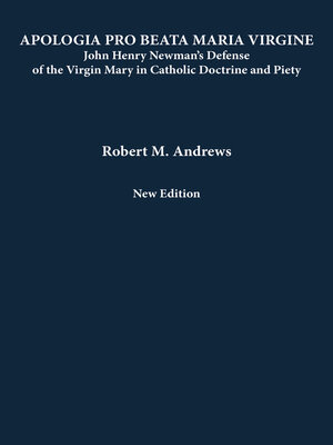 cover image of Apologia Pro Beata Maria Virgine